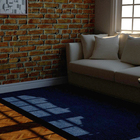 Kit 9 Rodapé Frisado De Poliestireno 7cm Altura X 2,4 Metros