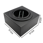 Kit 9 Spot Plafon Sobrepor Box Quadrado Ar111 Direcionável Pr