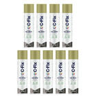 Kit 9 Tintas Spray Dourado Uso Geral Inter/xterno 400ml Cfix