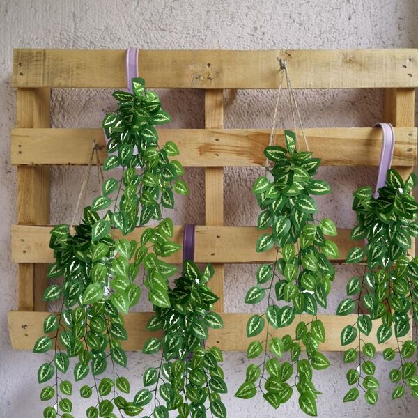 Kit 9 Trepadeiras De Folhagens Jiboia Artificiais Decoração S