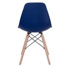 Kit - 9 X Cadeiras Charles Eames Eiffel Dsw - Base De Madeira