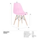 Kit - 9 X Cadeiras Charles Eames Eiffel Dsw - Base De Madeira