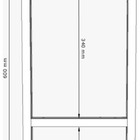 Kit  2 Peças Suporte Industrial Branco Teto Ou Parede 60x29