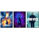 Kit  3 Placas Decorativas John Wick