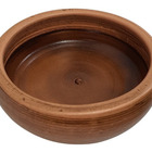 Kit  4 Bacias Para Suculenta 26x10cm Cor Tabaco Envelhecido