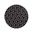 Kit  6 Capas Para Sousplat Tecido Jacquard Exagono C28