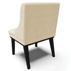 Kit  8 Cadeiras Estofadas Sala De Jantar Base Fixa De Madeira