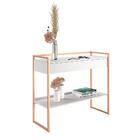 Kit  Buffet E Aparador Industral Plis Branco Cobre