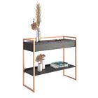 Kit  Buffet E Aparador Industral Plis Preto Cobre