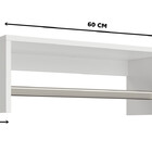 Kit (c/ 4 Unidades) Cabideiros De Parede Arara Quarto Closet