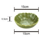 Kit  Centro De Mesa Banana Leaf Verde25x8 20x7 15x5 Cm Lyor