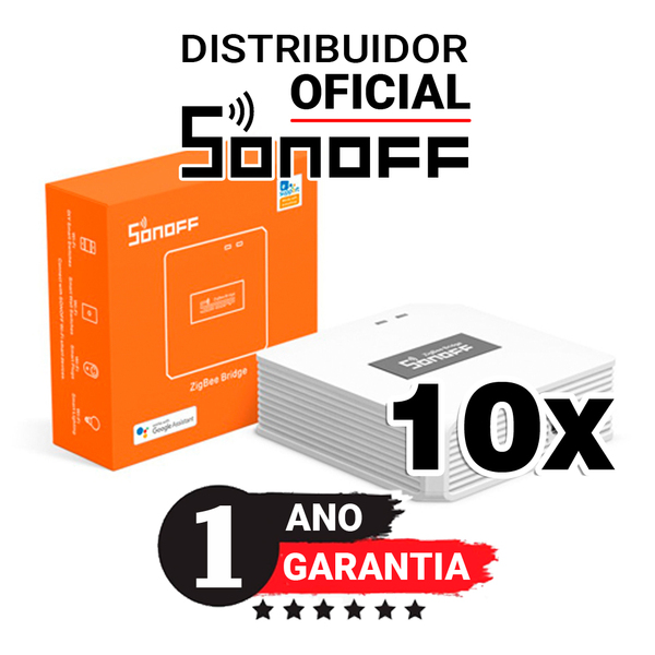 Kit  Com 10 Unidades Sonoff Hub Zigbee Bridge (zbbridge)