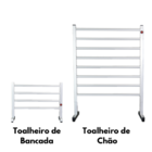 Kit  Lavanderia - Toalheiro Térmico Electrowood Grande de Chã