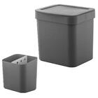 Kit  Lixeira 2,5l Trium Ou Compacta E Porta Talheres Organiza