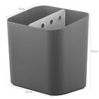 Kit  Lixeira 2,5l Trium Ou Compacta E Porta Talheres Organiza