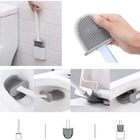 Kit  Lixeira Cesto 10 Litros Tampa Click Label E Escova Sanit