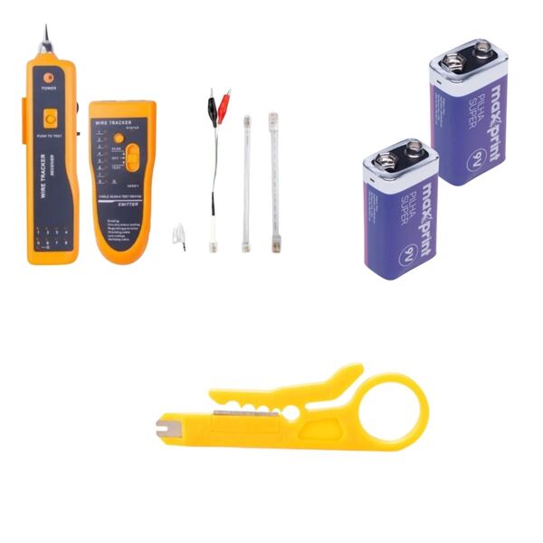 Kit  Localizador Rastreador Testador C/ Alicate De Inserção E