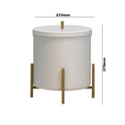 Kit  Para Banheiro Lixeira Suporte Papel Higiênico - Lixeira