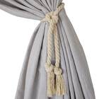 Kit Abraçadeiras De Cortina Corda Romana 02 Peças - Algodão C