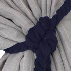 Kit Abraçadeiras De Cortina Corda Romana 02 Peças - Azul Mari