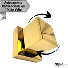 Kit Acabamento Quadrado Gold 1/2 E 3/4 + Conversor Docol P/de
