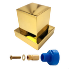 Kit Acabamento Quadrado Gold 1/2 E 3/4 + Conversor Docol P/de