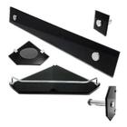 Kit Acessório 5 Peças De Canto- Preto - Dahora