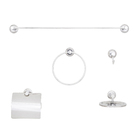 Kit Acessório de Parede 5 peças em Metal Egeu Sensea