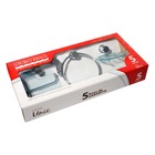 Kit Acessório de Parede 5 peças Plástico Unic Prata