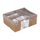 Kit Acessório para Bancada Branco em Cerâmica 3 peças Bath Espressione Mabruk