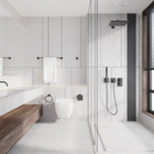 Kit Acessórios 4 Peças Para Banheiro Preto Fosco