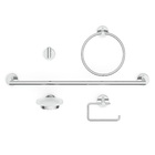 Kit Acessórios 5 peças City Cromado Celite