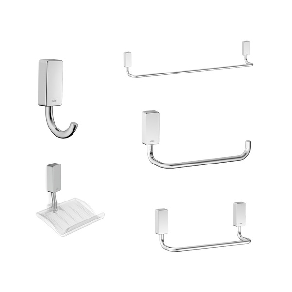 Kit Acessórios 5 Peças New Celite One Cromado Celite