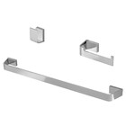 Kit Acessórios Banheiro 03 Peças Essence Cromado Fani