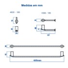 Kit Acessórios Banheiro 03 Peças Lunna Ouro Velho Fani