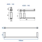 Kit Acessórios Banheiro 03 Peças Quartzo Rose Gold Fani