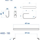 Kit Acessórios Banheiro 03 Peças Soft Ouro Velho Fani