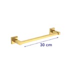 Kit Acessórios Banheiro 04 Peças Quadratta Gold Deca