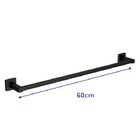 Kit Acessórios Banheiro 05 Peças Quadratta Black Matte Deca