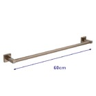 Kit Acessórios Banheiro 05 Peças Quadratta Corten Matte Deca