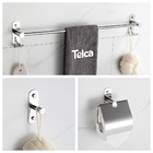 Kit Acessórios Banheiro 3 Peças - Aço Inox Polido