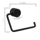 Kit Acessórios Banheiro 5 Peças Preto Fosco Serenety Ducon