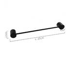 Kit Acessórios Banheiro 5 Peças Preto Fosco Serenety Ducon