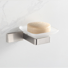 Kit Acessórios Banheiro Aço Inox Escovado - 4 Peças