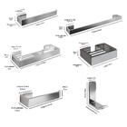 Kit Acessórios Banheiro Completo 6 Peças Inox Lavabo Premium