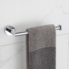 Kit Acessórios Banheiro Latão Cromado - 4 Itens