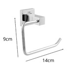 Kit Acessórios Banheiro Lavabo 3 Peças Cromado Metal