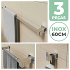 Kit Acessórios Banheiro/lavabo [3 Peças] Aço Inox 304 [q3]