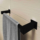 Kit Acessórios Banheiro/lavabo [4 Peças] Aço Inox 304 Preto F