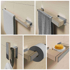 Kit Acessórios Banheiro/lavabo [5 Peças] Aço Inox 304 [r5e]